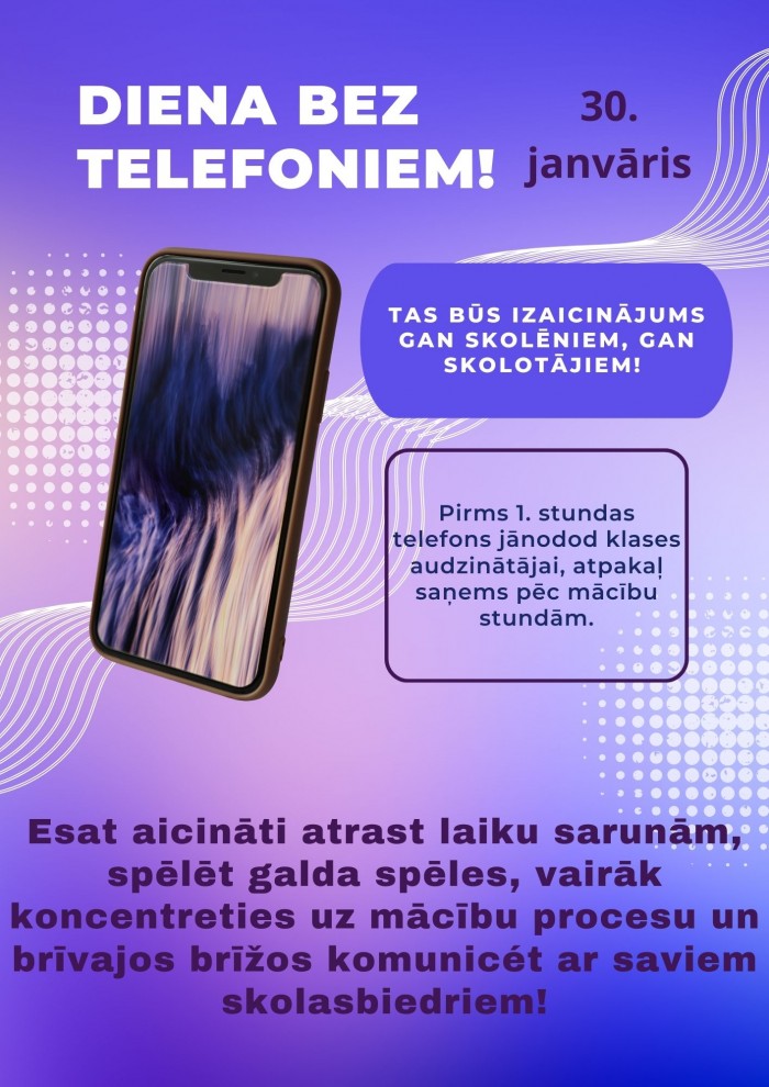 Diena bez telefoniem!