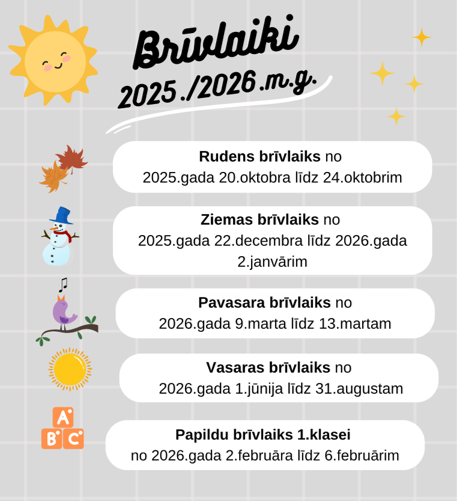 Brīvlaiki 2022.2023.m.g.